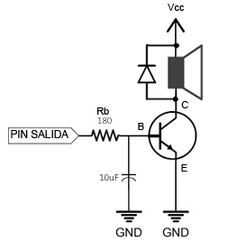 Altavoz: Esquema de montaje