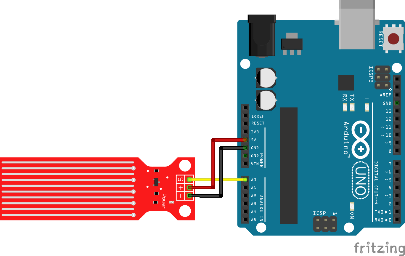 Sensor de lluvia: Conexiones